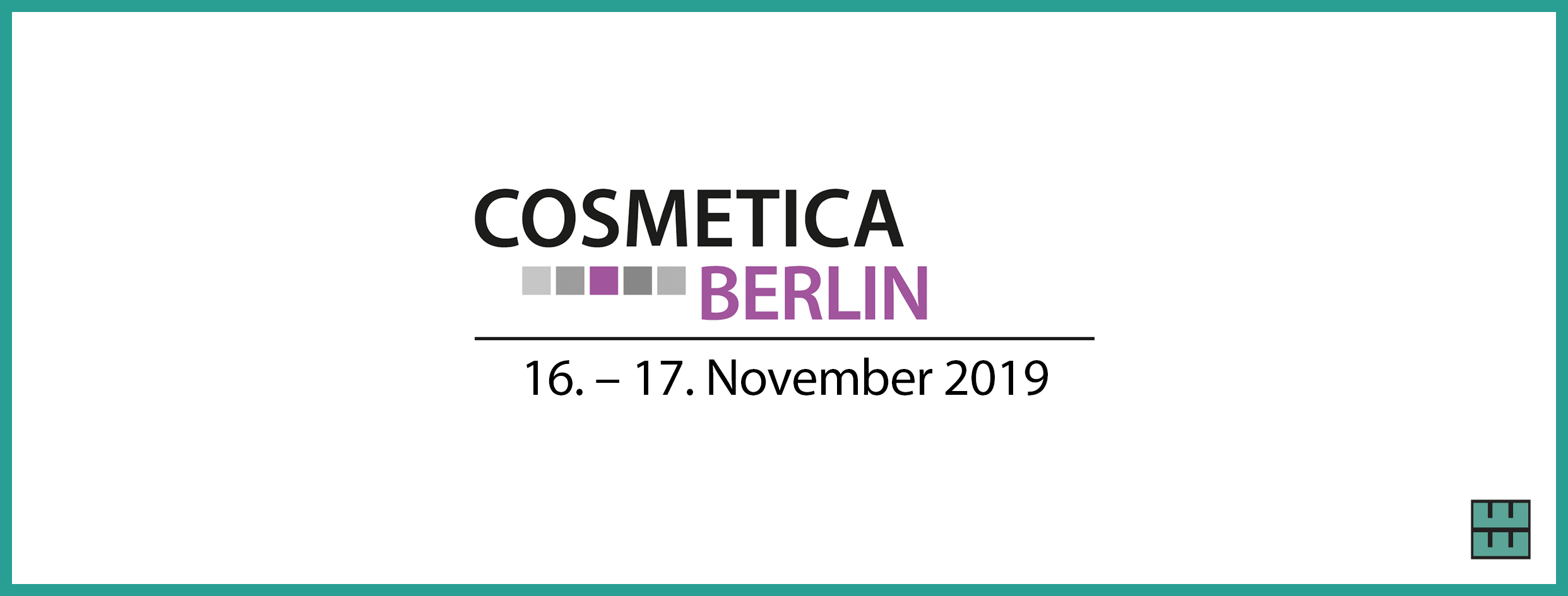 Cosmetica Berlin 2019 Messebau Weber Werbung Niedersachsen