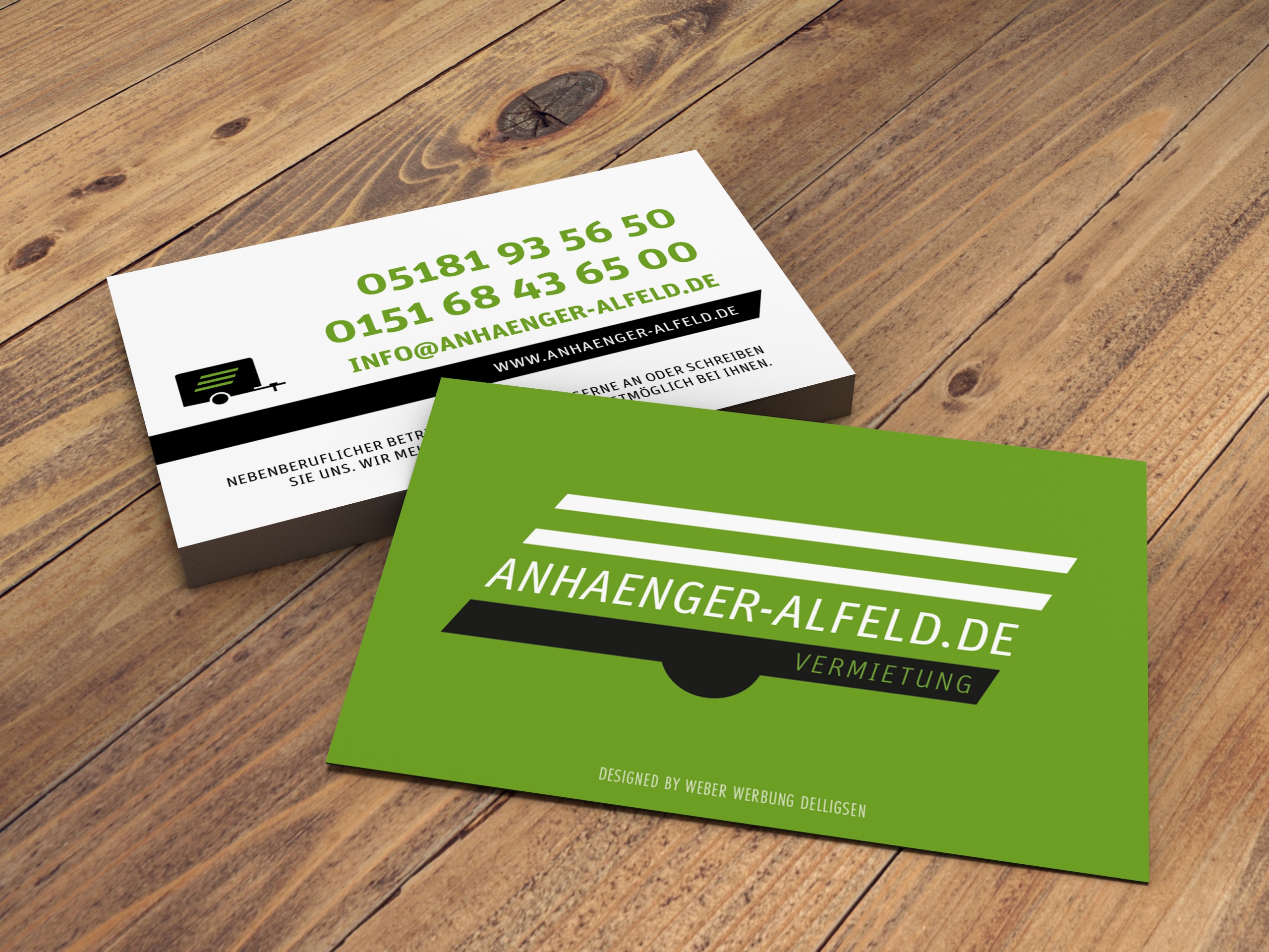 Logo & Visitenkarten für Anhaenger-Alfeld.de